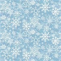 Welcome Winter- Snowflake- Blue